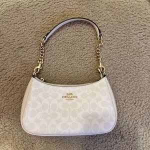 Coach White Terri Purse Shoulder Bag